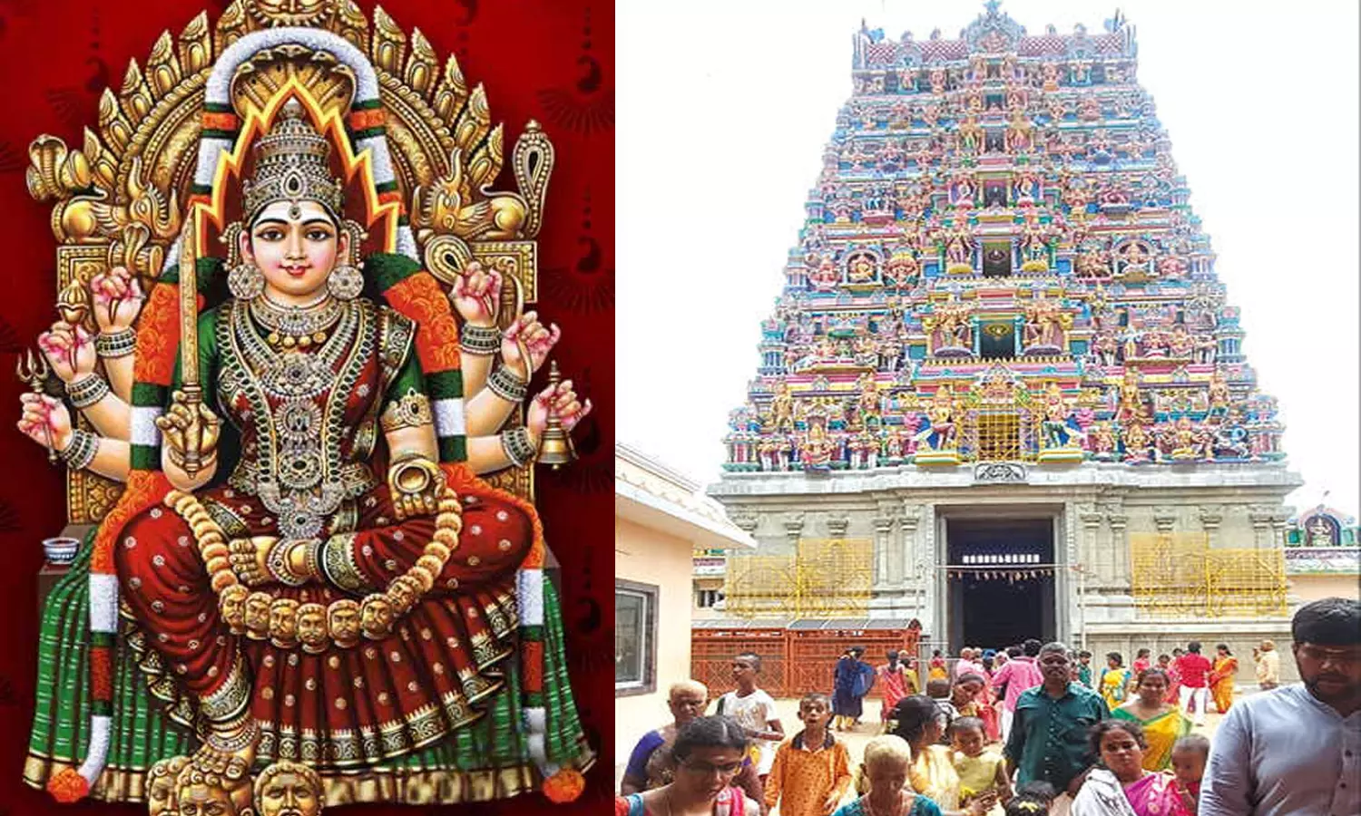 சமயபுரம் மாரியம்மன் கோவிலில் அதிர்ச்சி-லஞ்சம் வாங்கி கொண்டு சாமி தரிசனம்